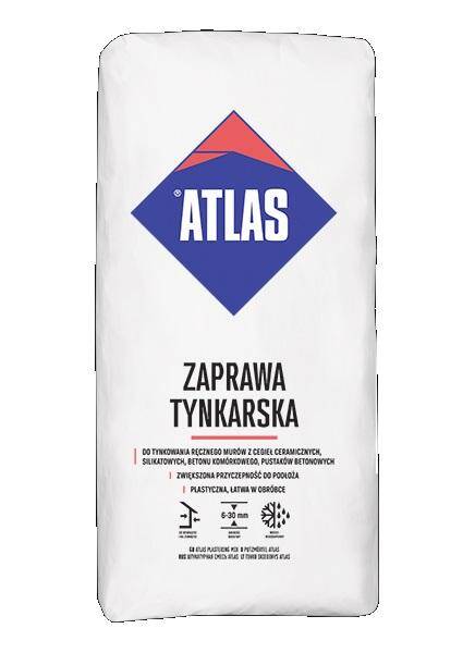 ATLAS Zaprawa tynkarska, 25 kg 6-30 mm