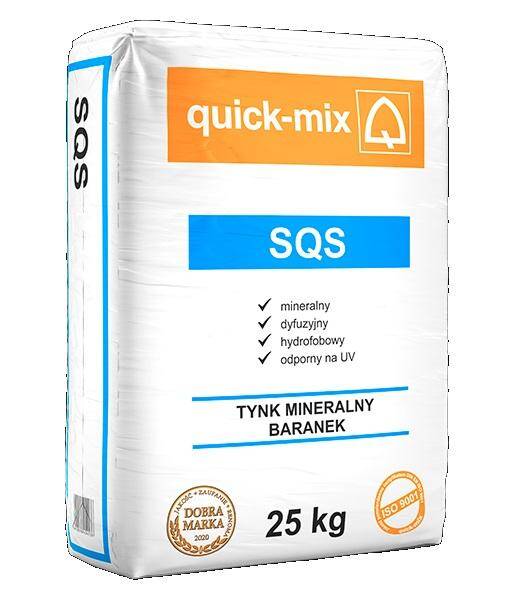 QUICK-MIX SQS Biały tynk 1,5mm, 25 kg