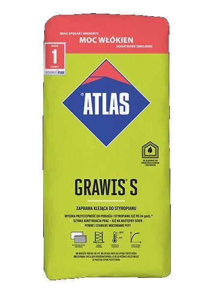 ATLAS GRAWIS S Klej do styropianu, 25 kg