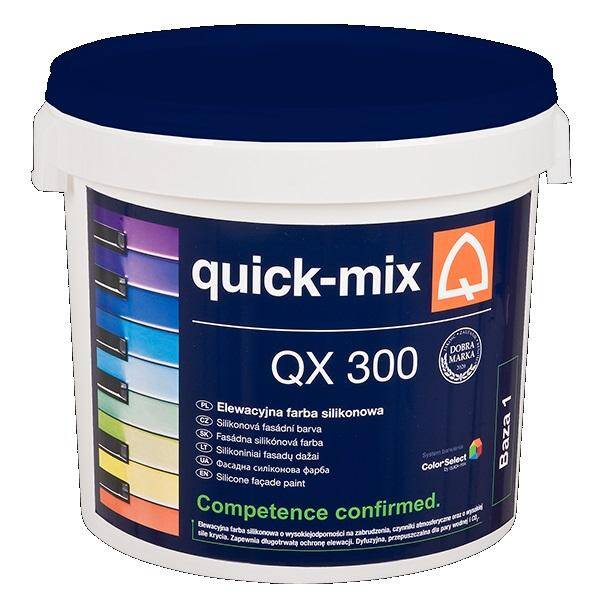 QUICK-MIX QX 300 Farba silik., b.1, 15 l