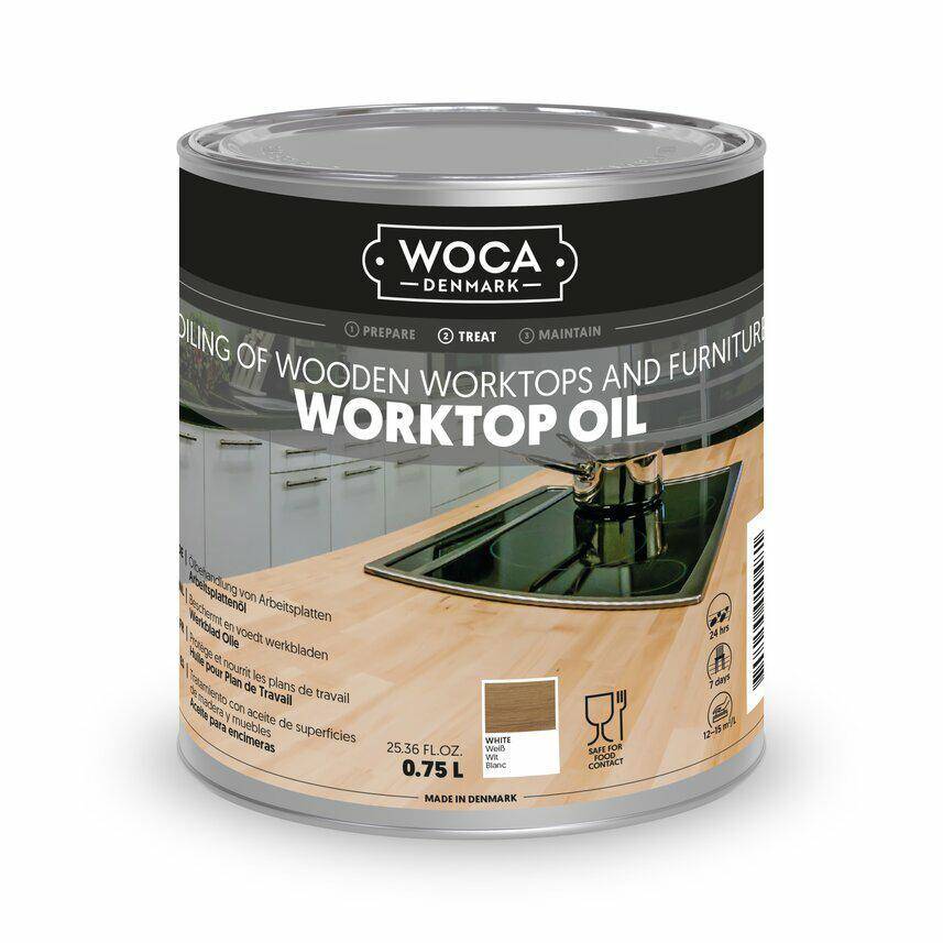 Worktop Oil White (750ml)