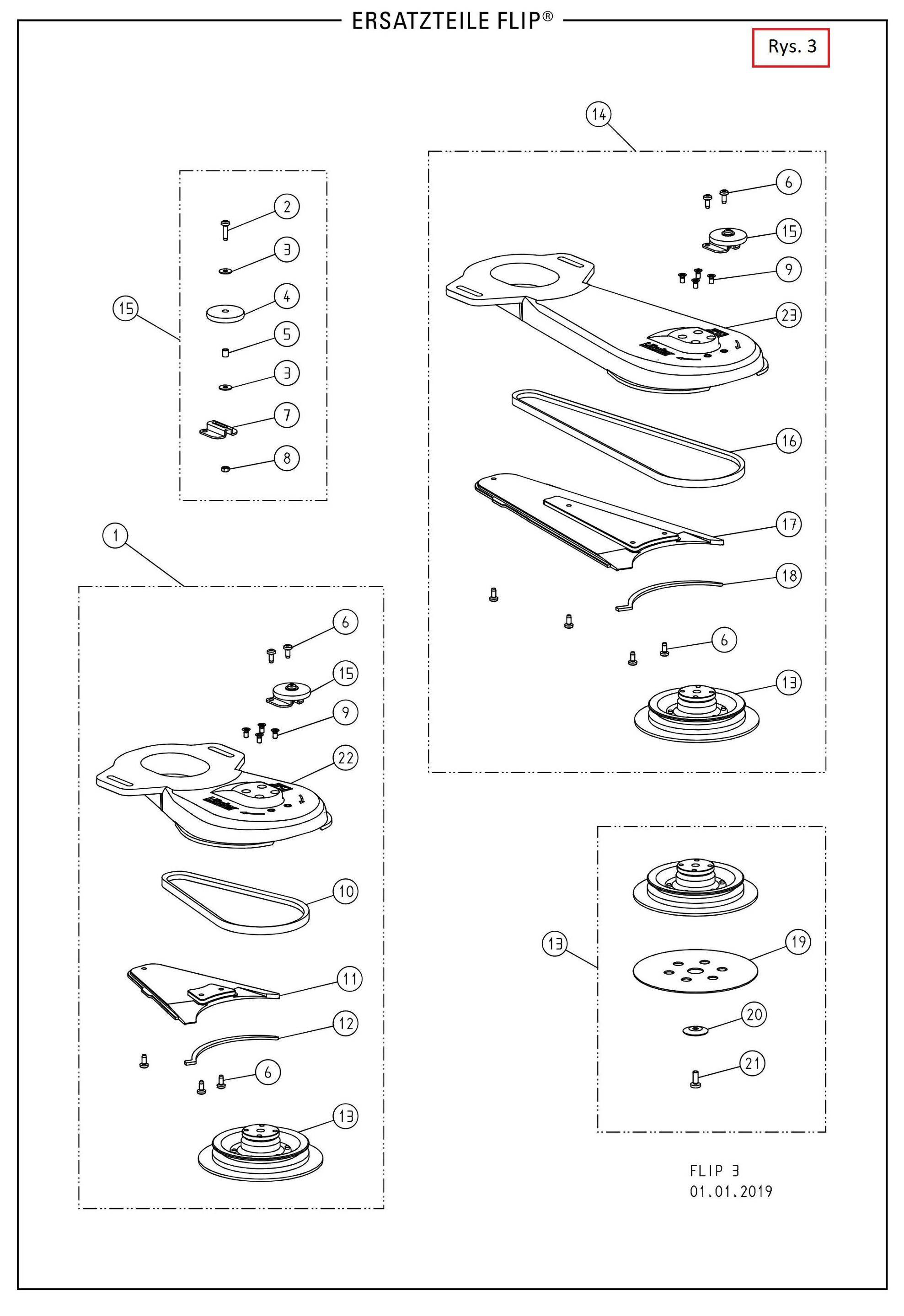 BUCHSE FLIP tuleja (poz.5)