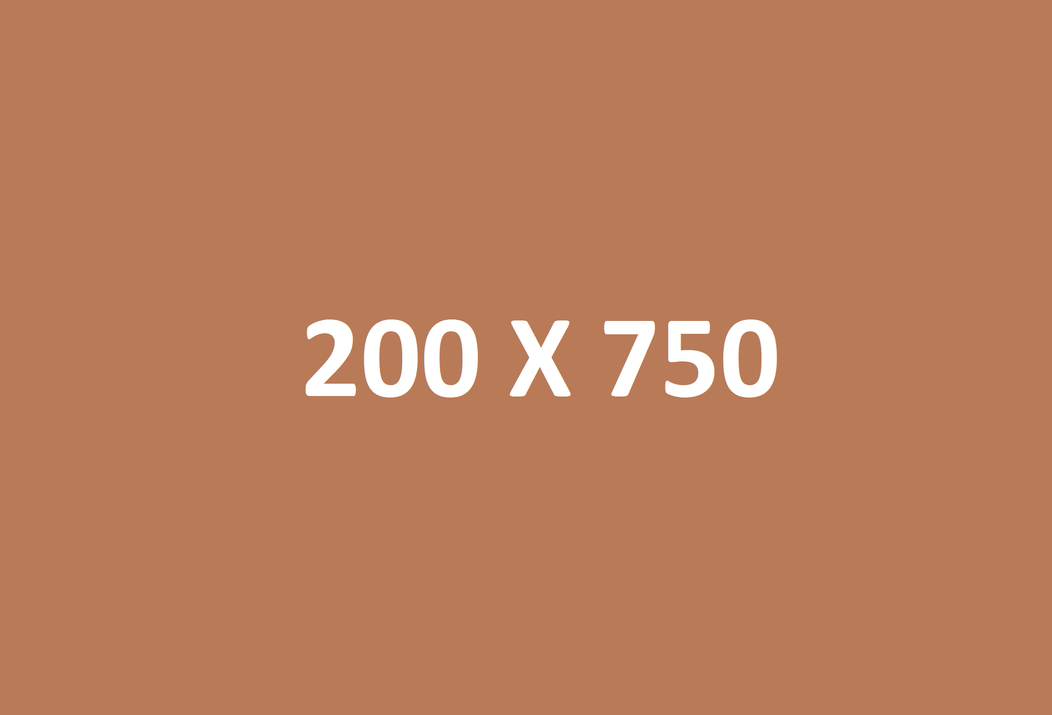 200 X 750