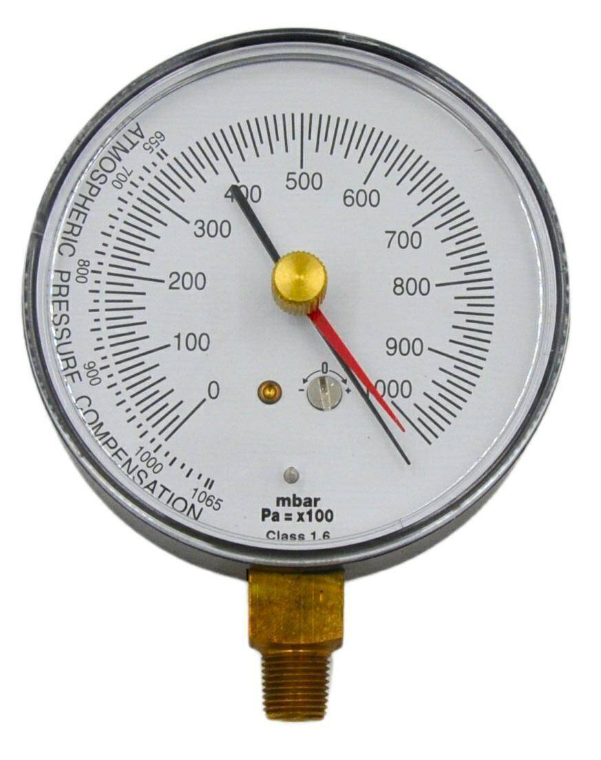 WAKUOMETR 0-1000 MBAR 80MM