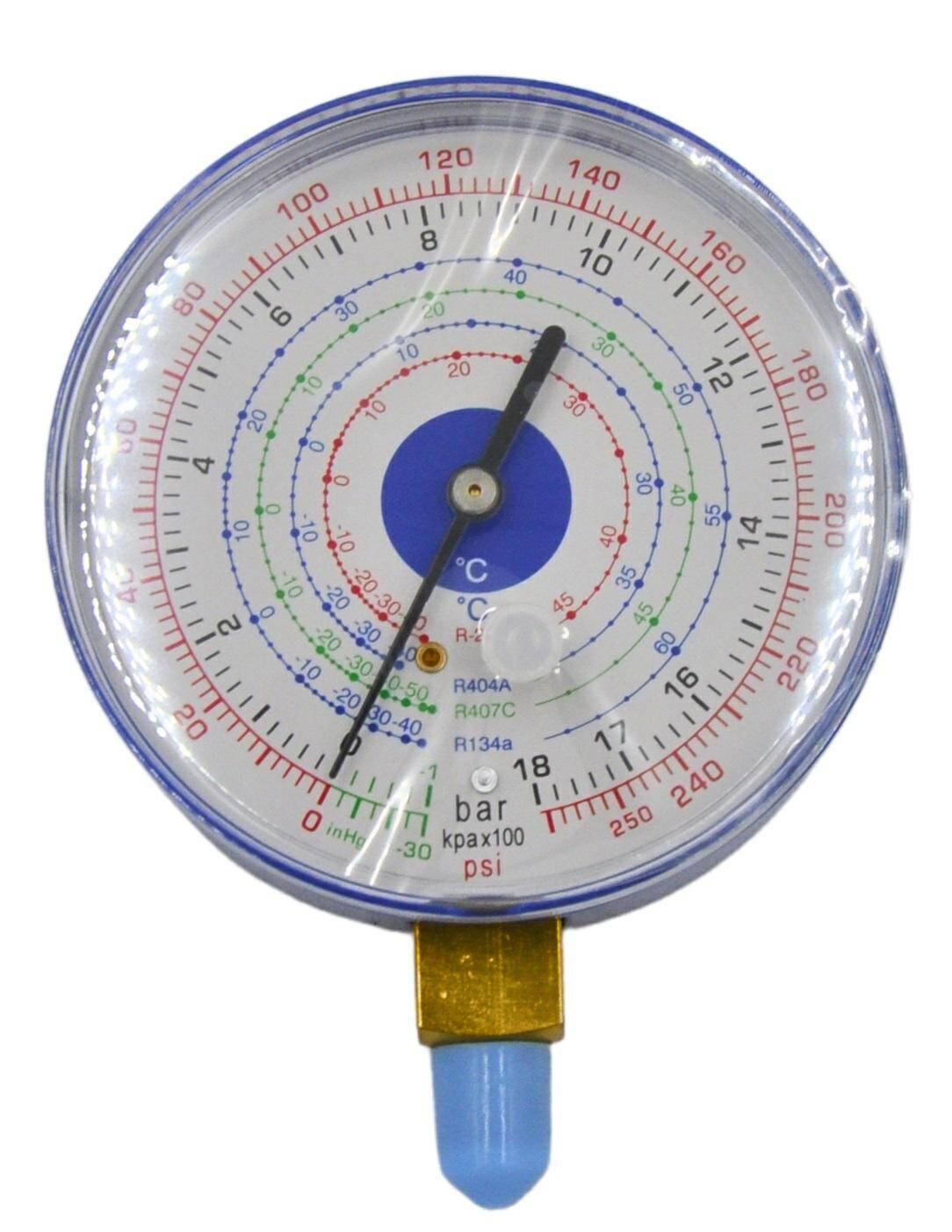 MANOMETR 80mm NC R134 R404 R407