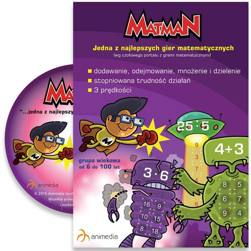 CD-rom Matman gra matematyczna