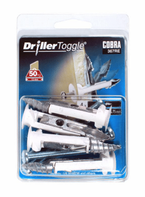COBRA Driller Toggle M6x75mm 4szt.