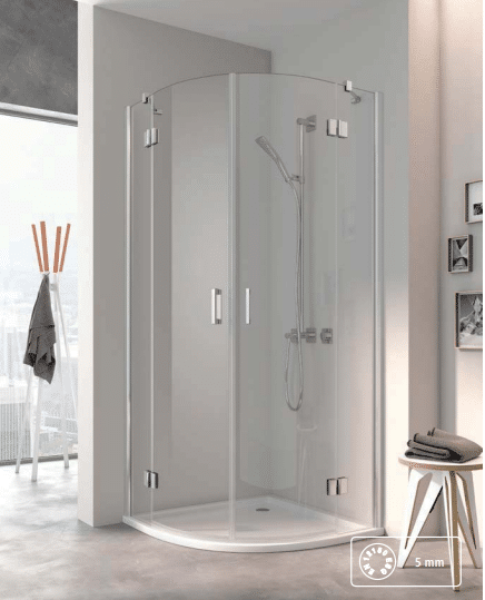 Kabiny prysznicowe półokrągłe Kermi OSIA OS E55