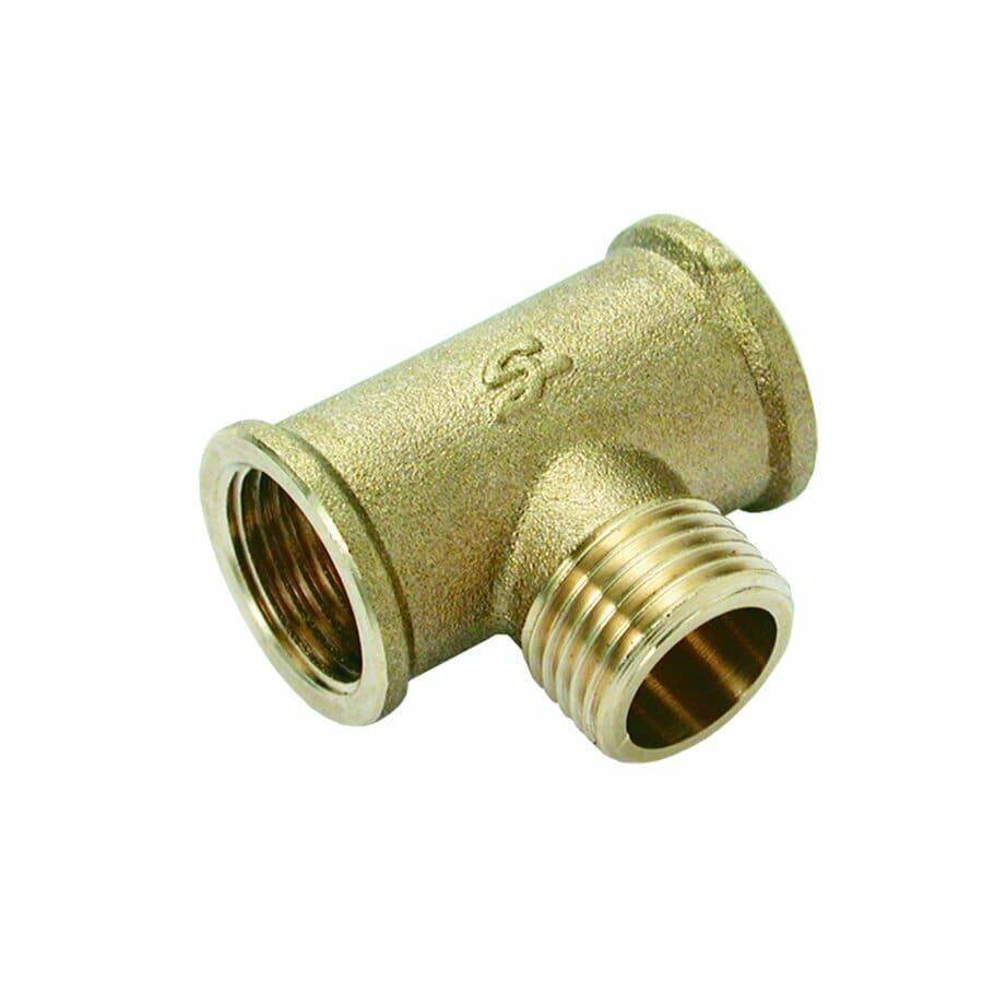 CU - trójnik mos, 1/2”x1/2”GZx1/2”
