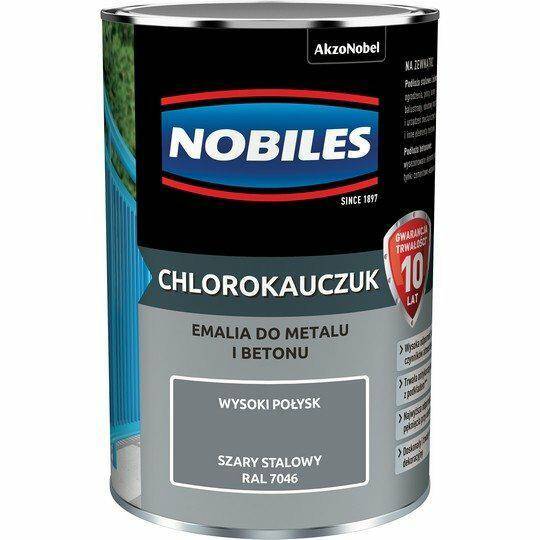 NOBILES Farba chlorokauczuk RAL7046 0,9L