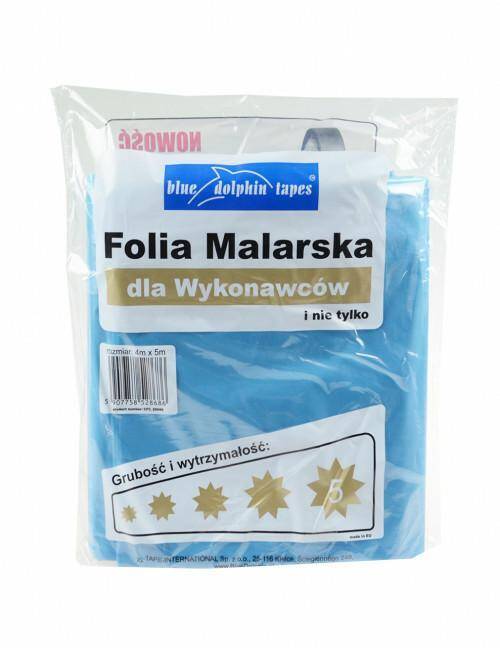BlueDolphin Folia malarska 4*4/5m 28662