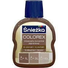 ŚNIEŻKA Colorex 100 ml. 75-brąz ciemny