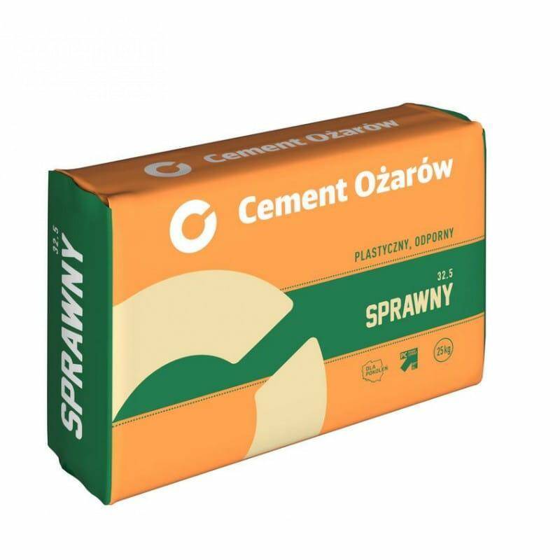 OŻARÓW Cement II 32,5R-HSR 25kg 1/4