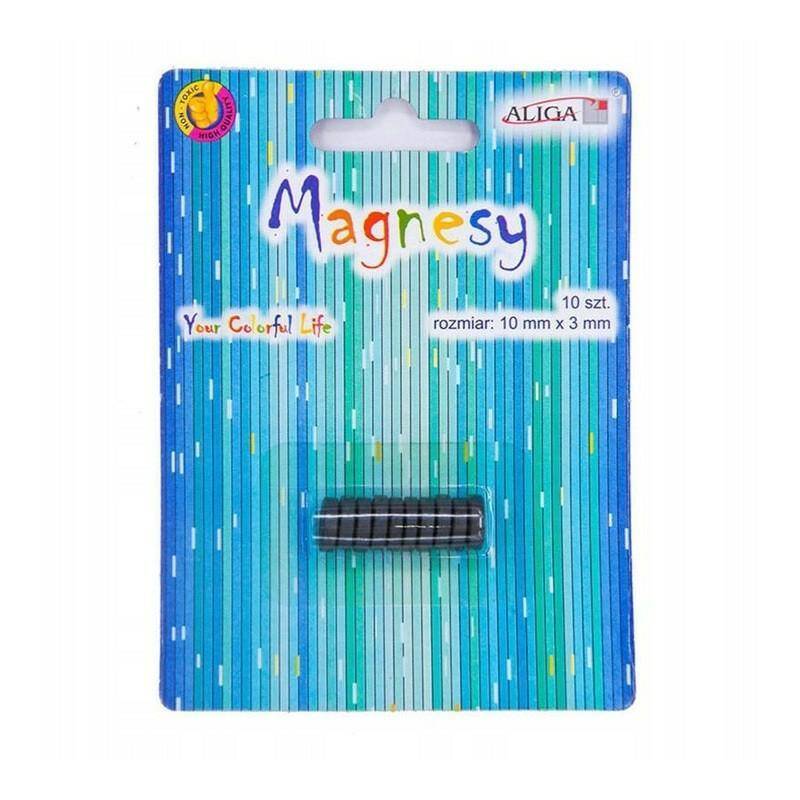 ALIGA Magnes do tablicy 10mm/3mm Czarny