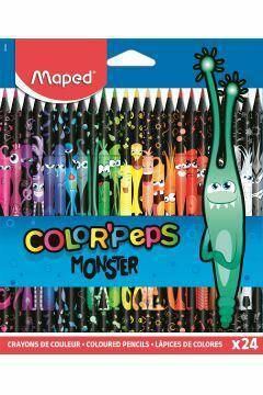 MAPED Kredki Colorpeps Monster trójkątne