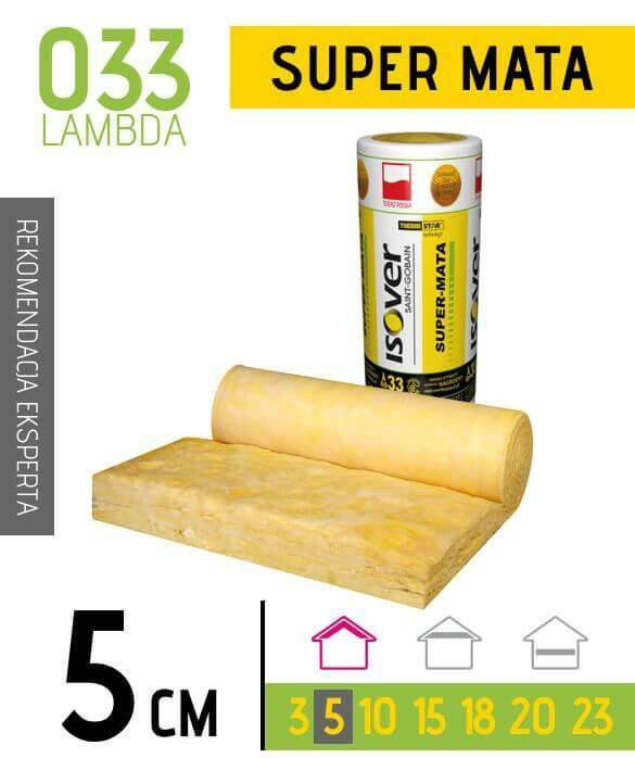 ISOVER Super-Mata gr. 5cm 033
