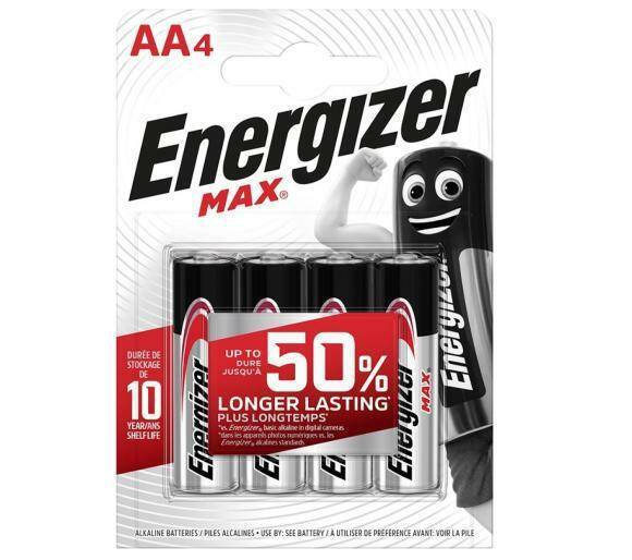 ENERGIZER Bateria MAX AA LR6/4szt