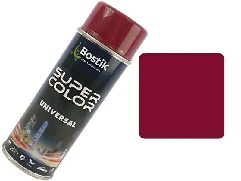 BOSTIK Spray SUPER COLOR primer czerwony (Zdjęcie 1)