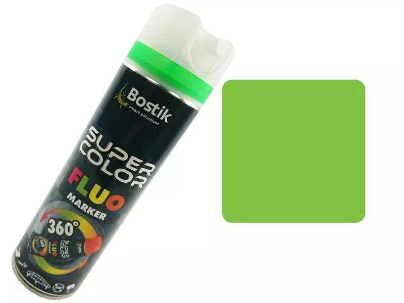 BOSTIK Spray SUPER COLOR zielony 500ml (Zdjęcie 1)