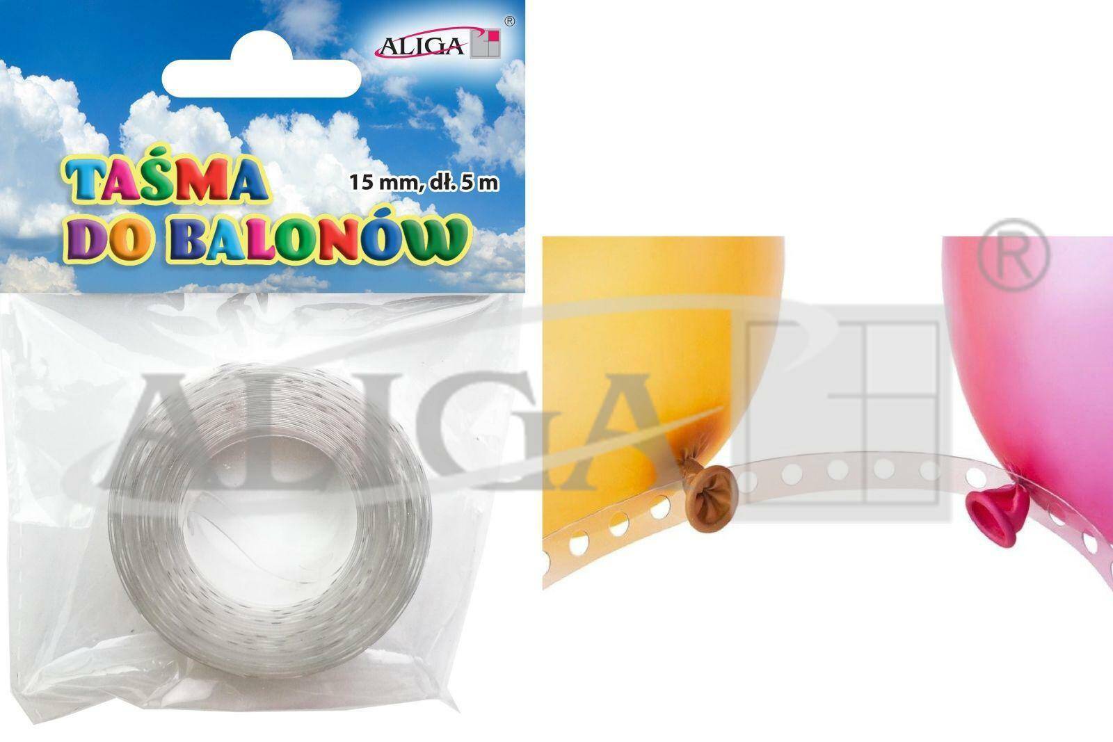 ALIGA Taśma do balonów TB-1505 15mm/5m