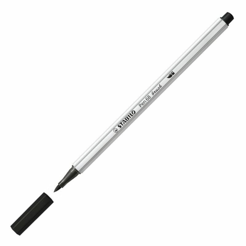 STABILO Flamaster Pen 68 Brush czarny