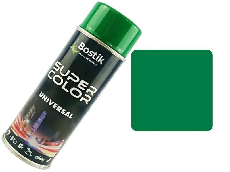 BOSTIK Spray SUPER COLOR zielony 400ml (Zdjęcie 1)