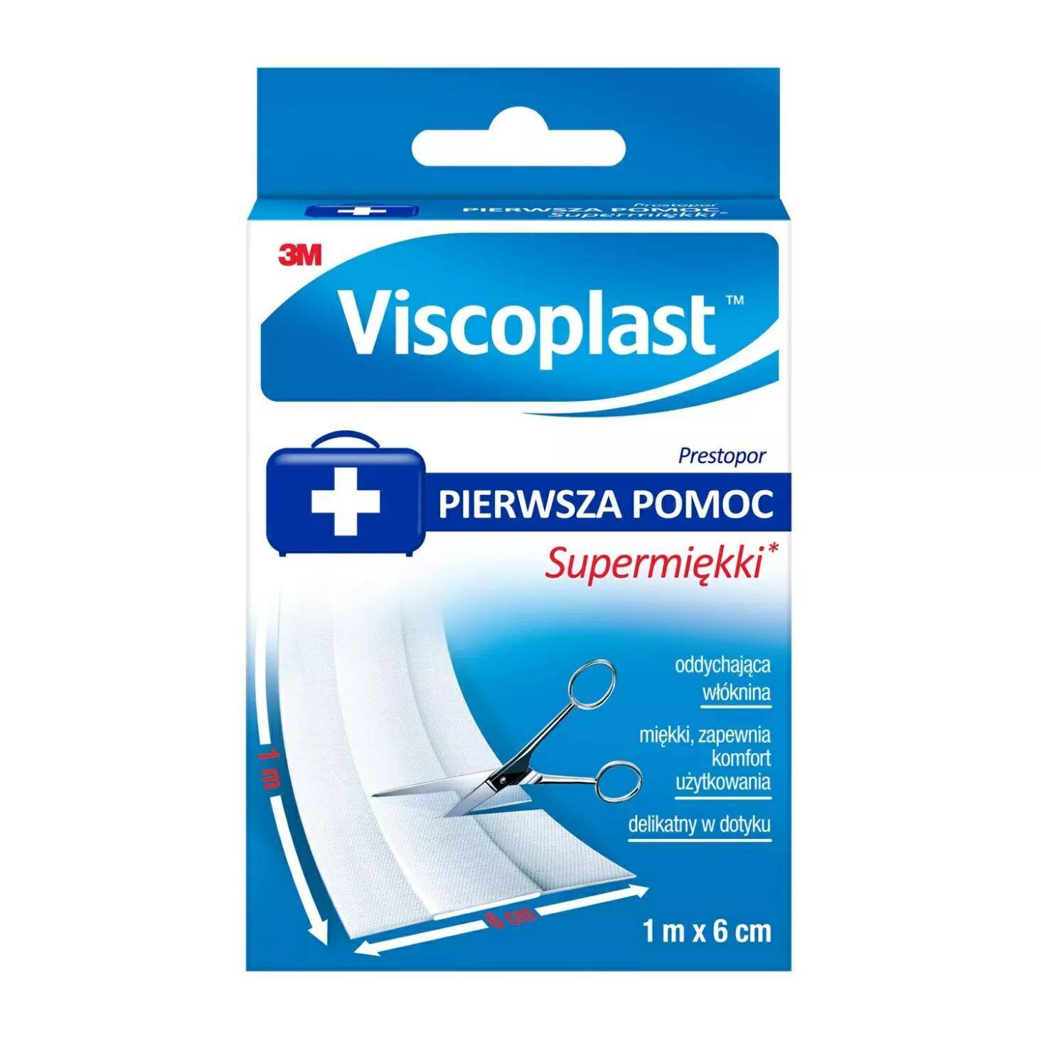 VISCOPLAST Plaster PRESTOPOR 1mx6cm