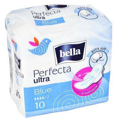 BELLA Podpaski PERFECTA BLUE  10szt