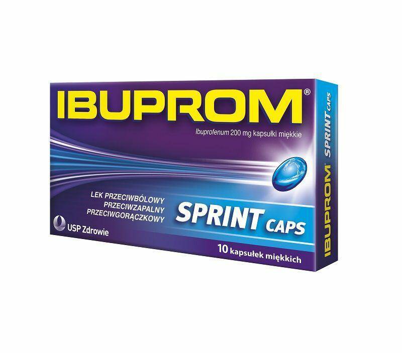 IBUPROM SPRINT CAPS 200MG 10 kapsułek