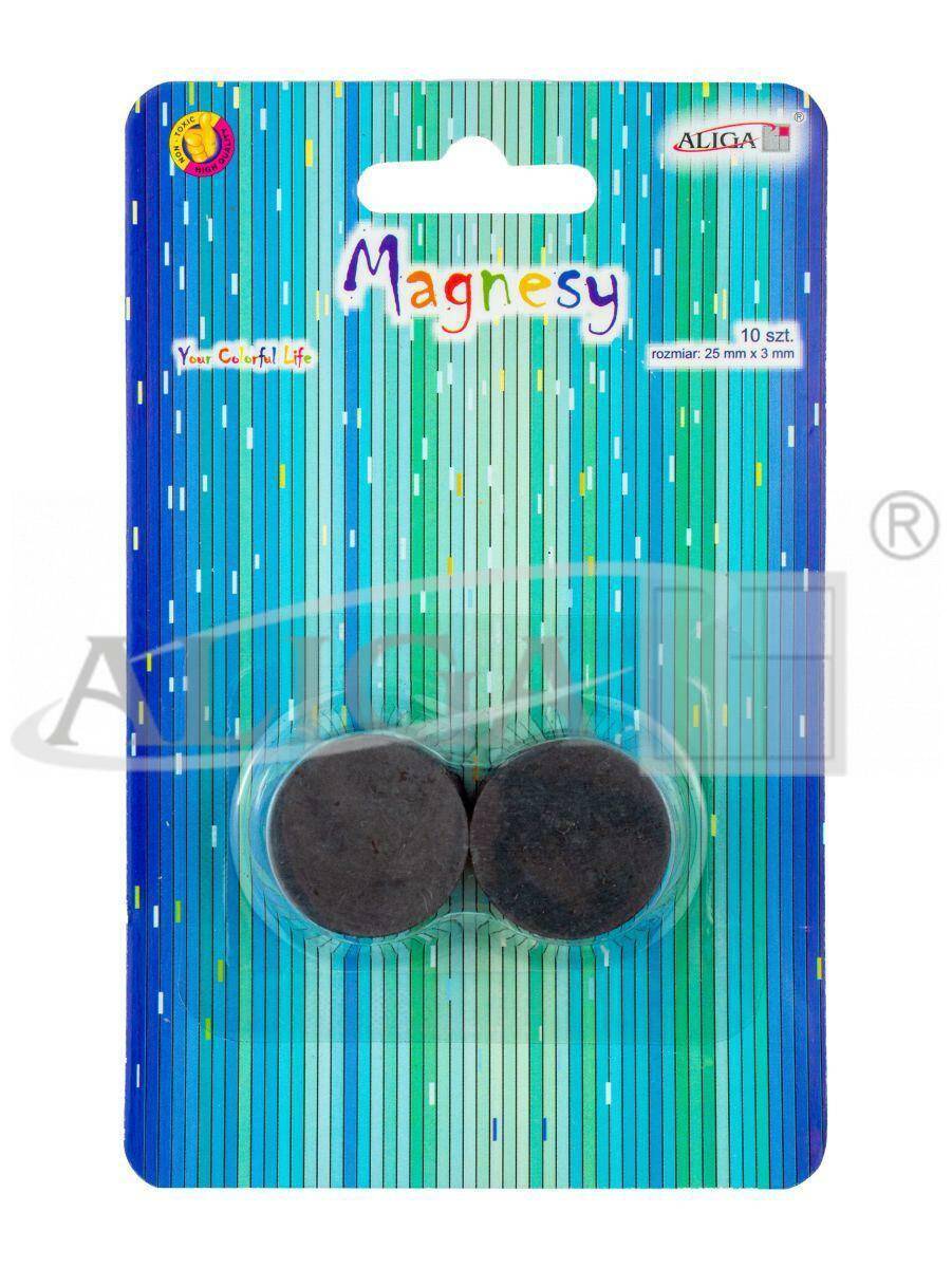 ALIGA Magnesy MAG-3508  10szt. 25mm/3mm