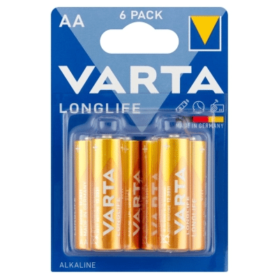 VARTA Longlife AA LR6 1,5 V Bateria