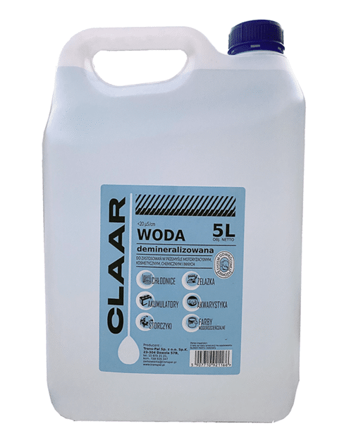 CLAAR Woda demineralizowana 5l