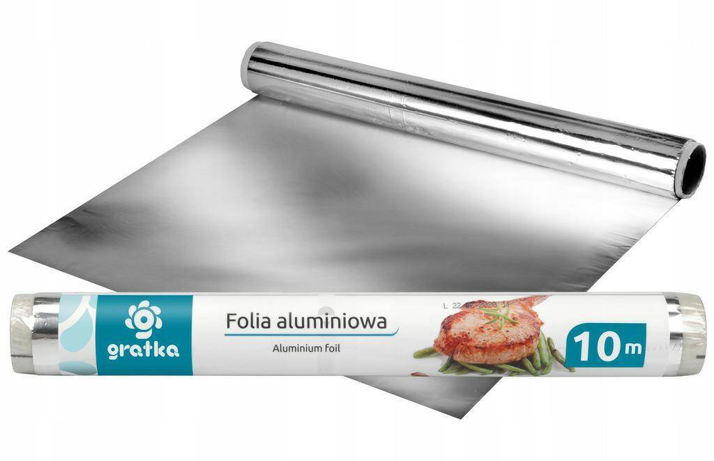 RAVI Folia aluminiowa 28cm/10m  GRATKA