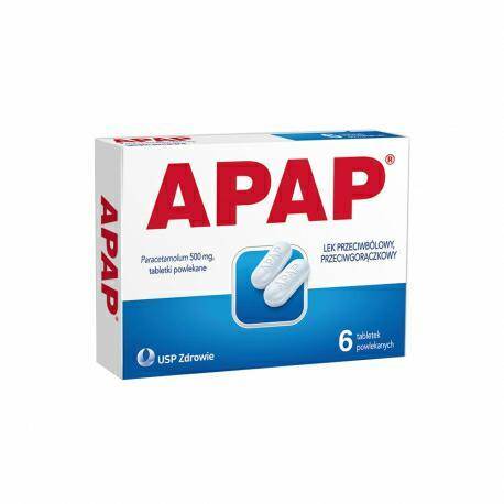 APAP 500MG 6 tabletek