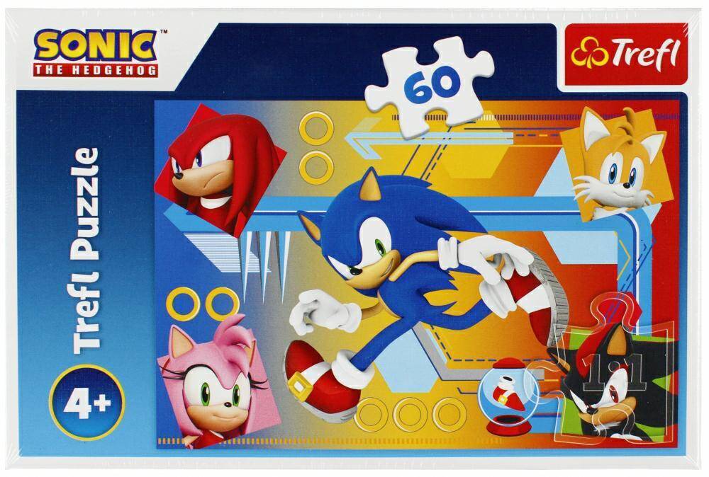 TREFL Puzzle 60 SONIC W AKCJI  17387  4+