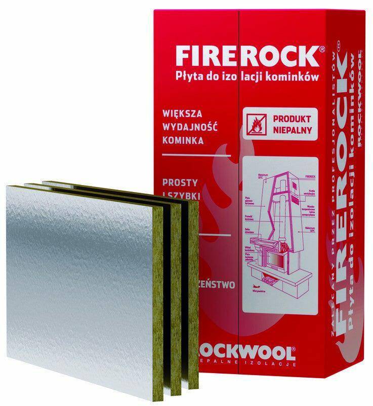 ROCKWOOL Wełna mineralna Firerock 2,5cm