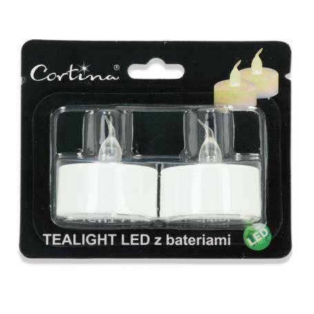 PM-M Tealight LED kpl 2sszt z bateriami