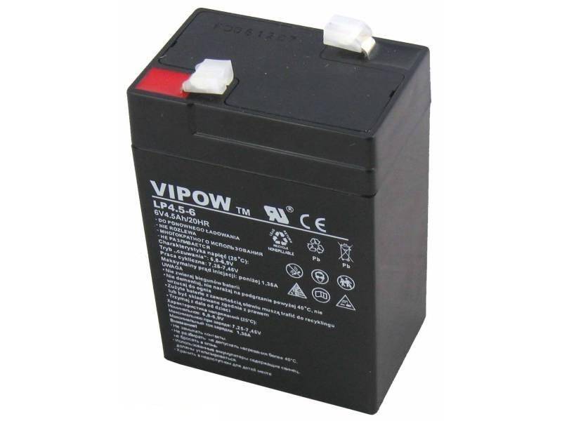Akumulator Żelowy Vipow 6V 4.5Ah
