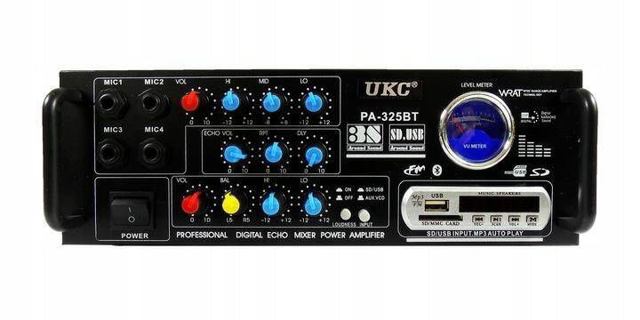 Wzmacniacz amplifier UKC PA-325BT USB SD