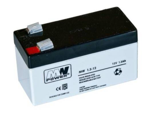 Akumulator żelowy Agm 12V 1.3Ah