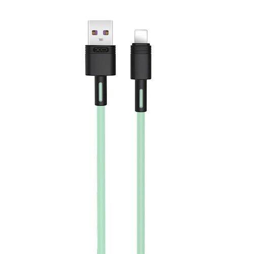 Kabel XO USB - Lightning zielony 5A Ipho