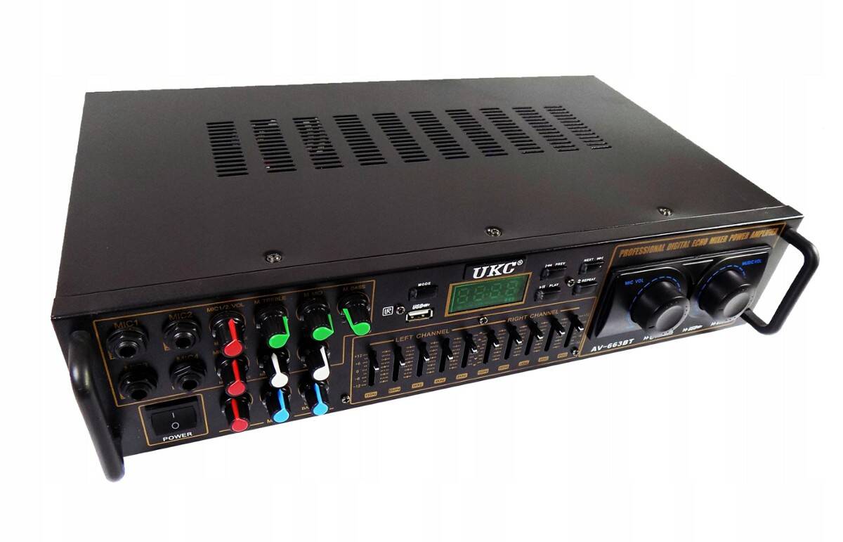 Wzmacniacz amplifier UKC AV-663BT USB
