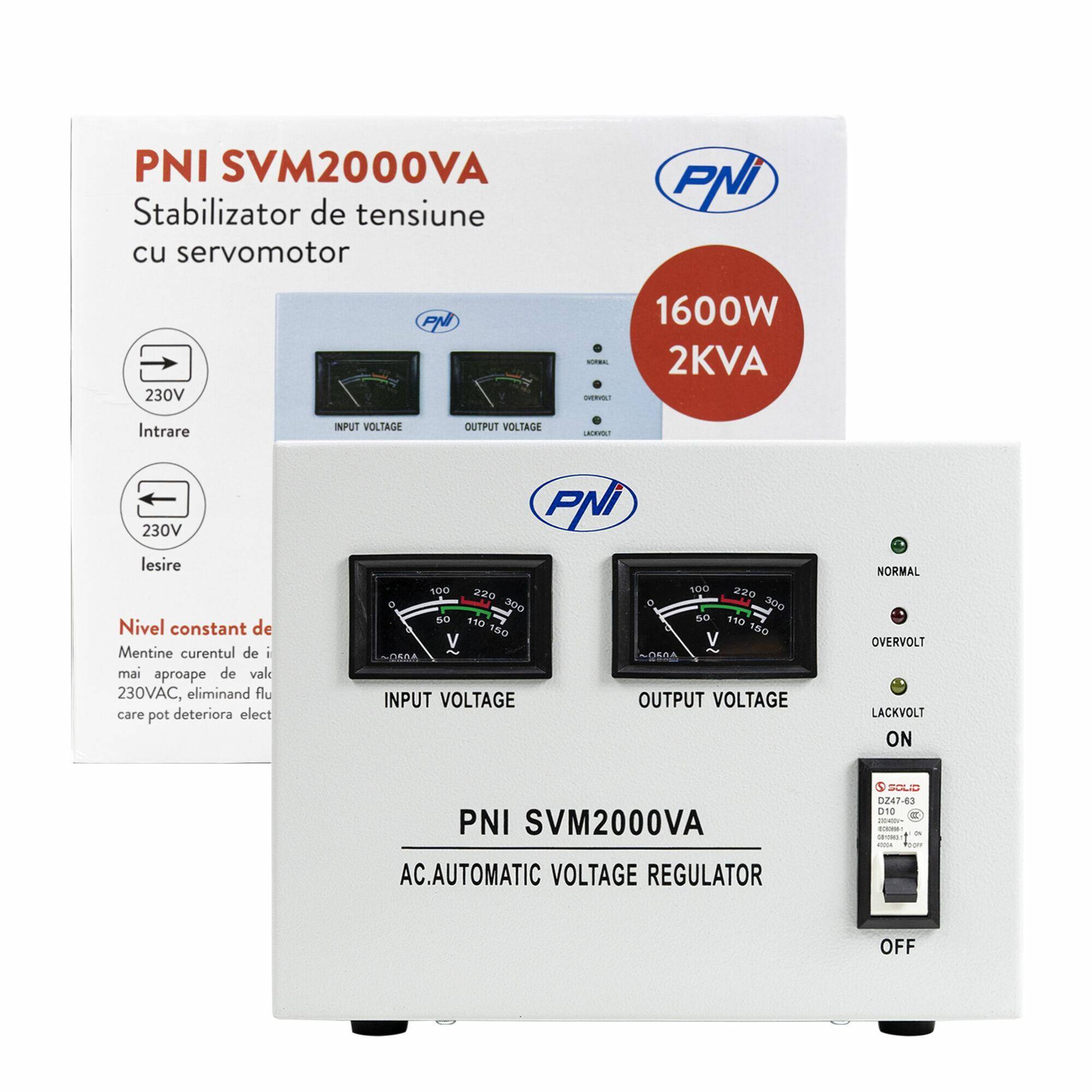 Stabilizator napięcia PNI SVM2000VA