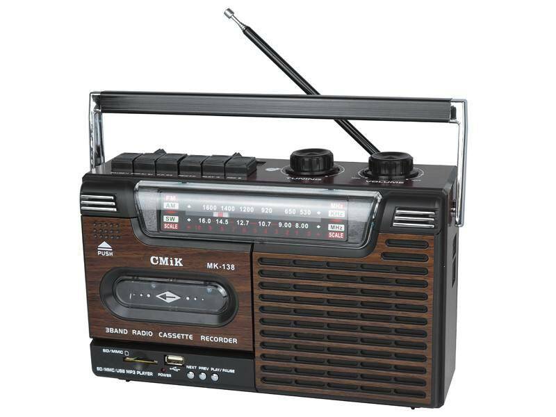 Radio przenośne OLD STYLE MK-138, kaseta