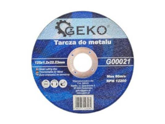 Tarcza Do Metalu 125x 1,2 Geko