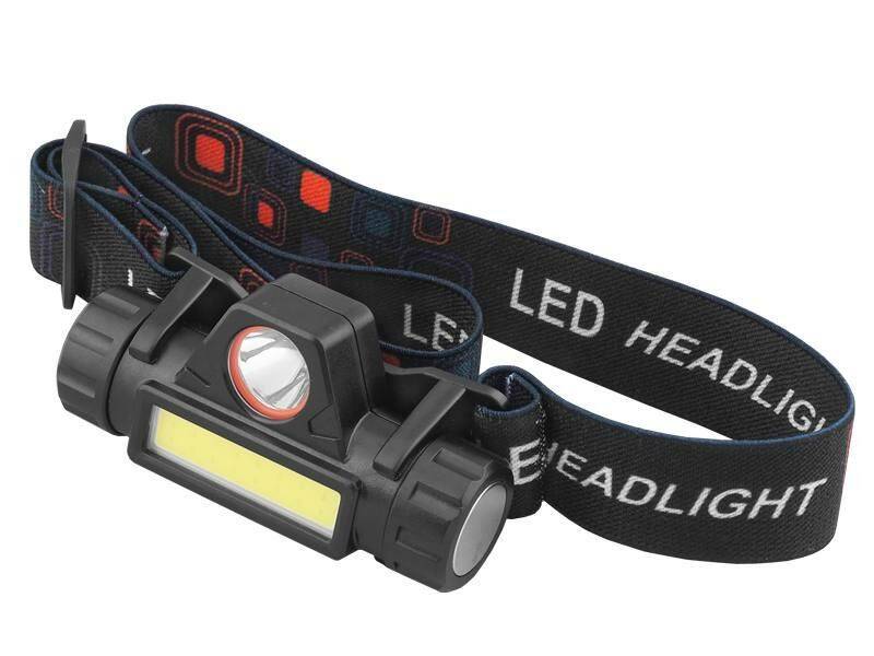 Latarka czołowa odpinana+magnes 1xLed3W