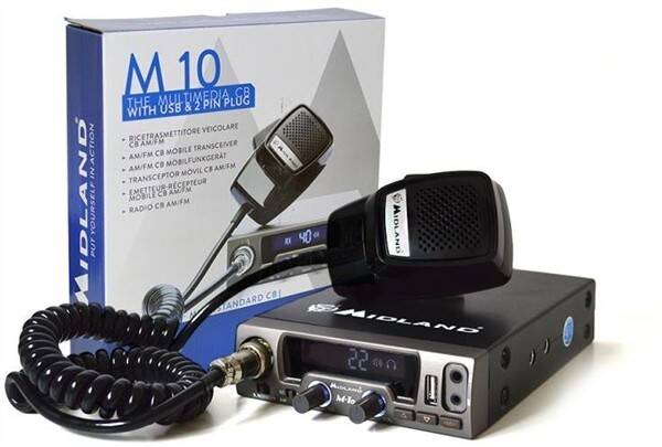 Radio Cb Midland M10 Multi Am/Fm Usb