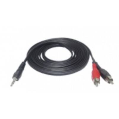 Kable jack 3.5mm stereo-2xRCA 7.5M