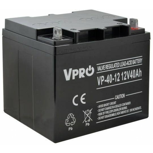 Akumulator Agm Vpro 12V 40Ah