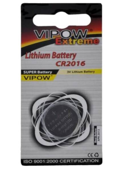 Bateria Vipow Extreme Cr2016